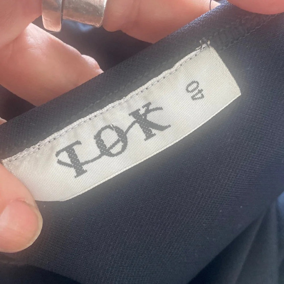 Halter black sleeveless jumpsuit - Picture 4 of 9